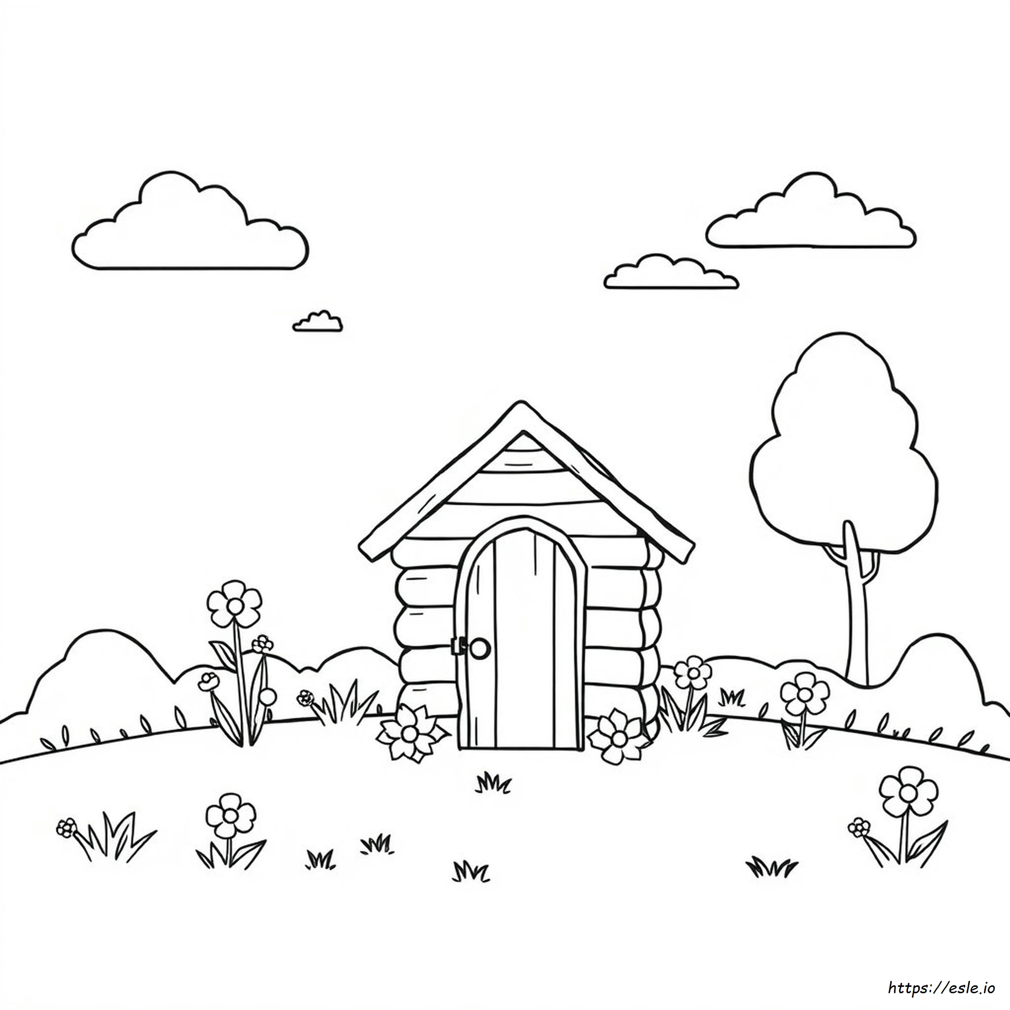 犬小屋、何色に塗ろう？