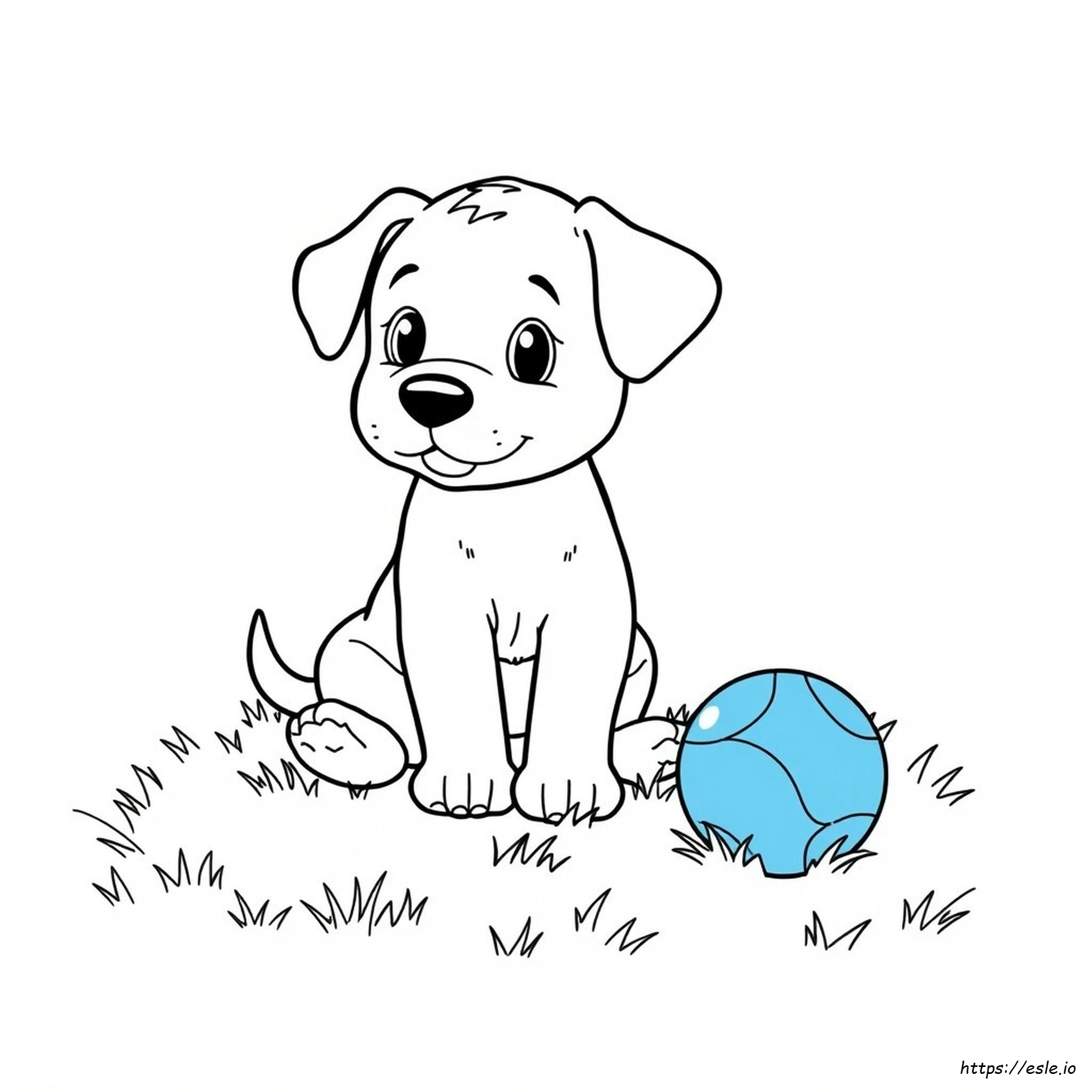 Puppy Pictures Coloring Pages