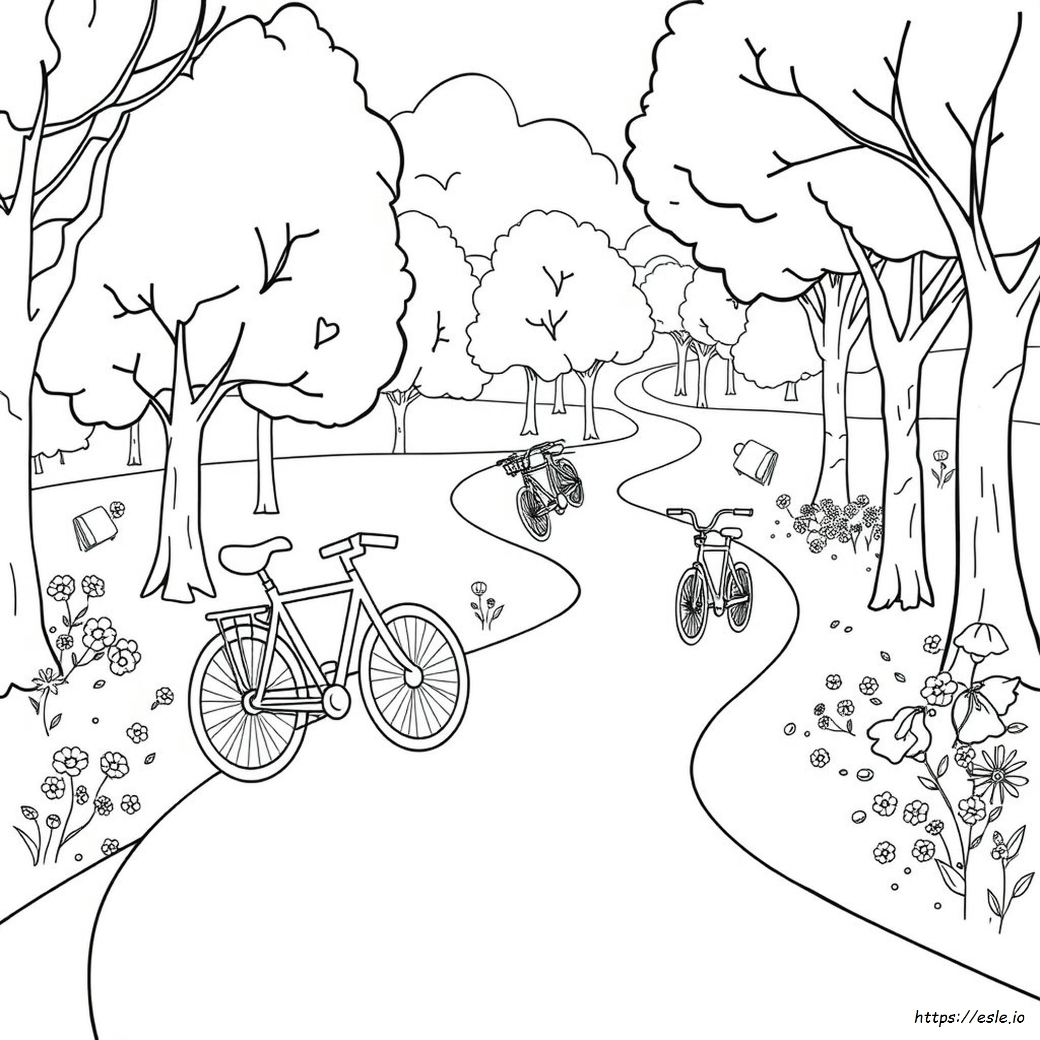 Dibujos De Bicicletas Para Colorear