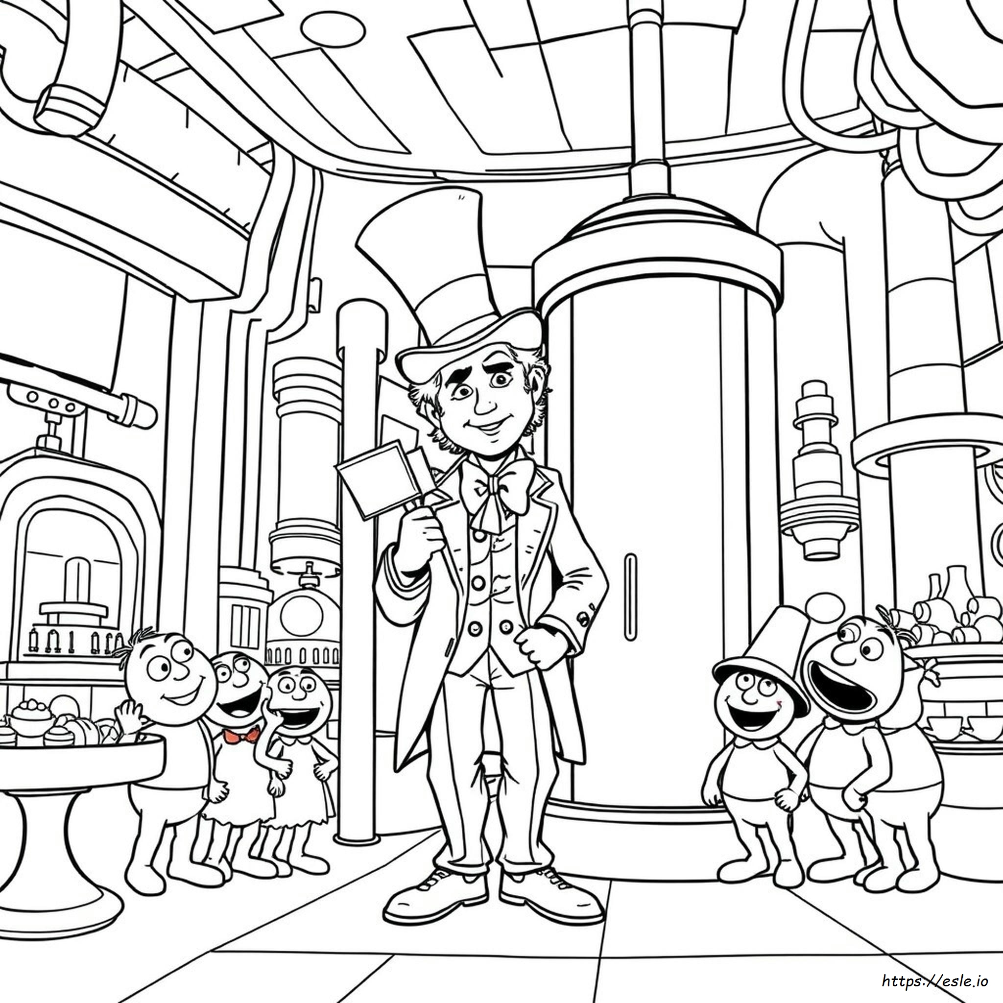 Willy Wonka Coloring Pictures