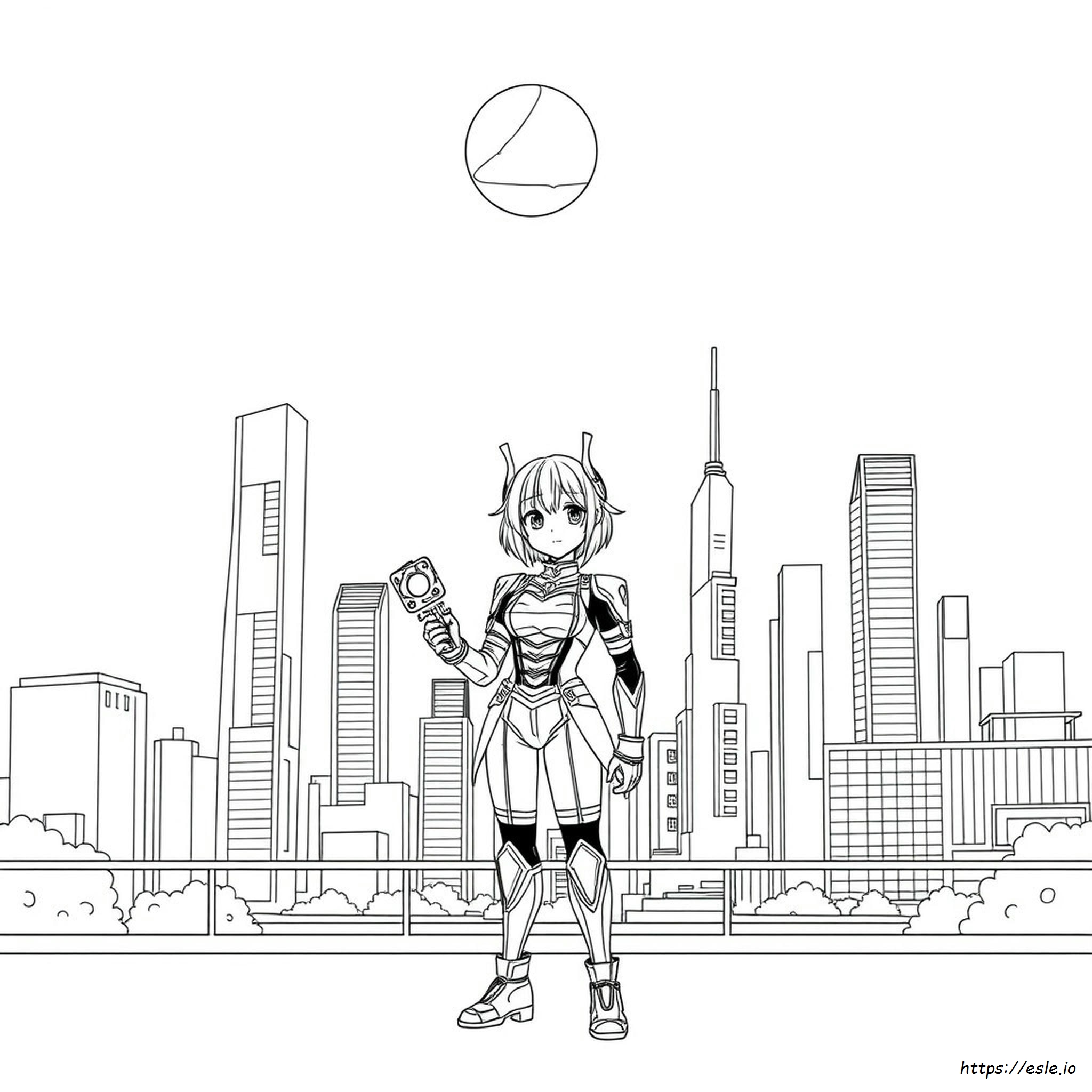 Himiko Toga Coloring Pages