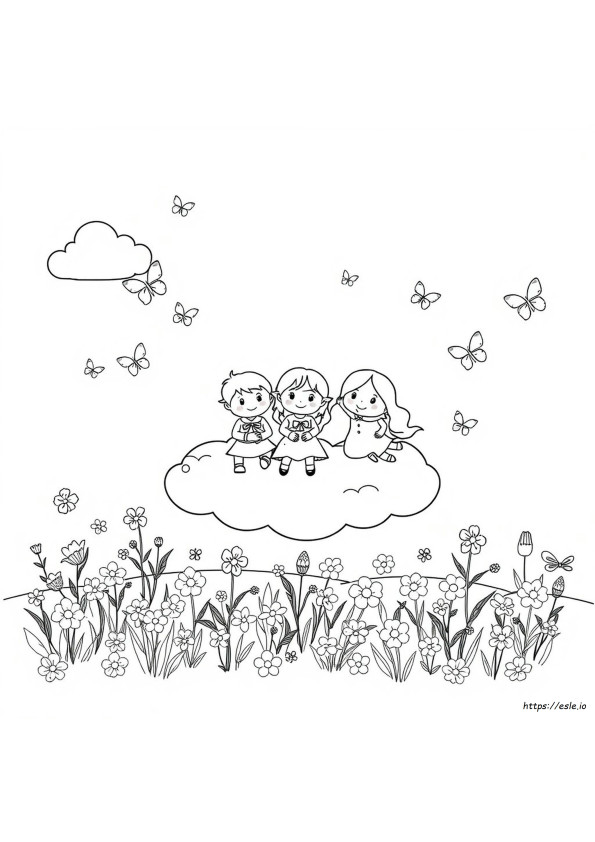 Dibujo Para Colorear De Guardería