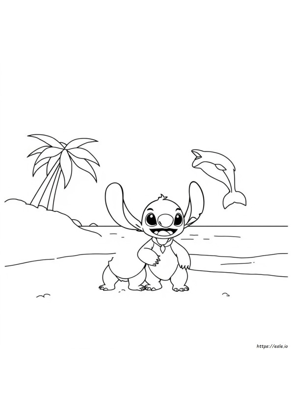Stitch And Friends Coloring Pages