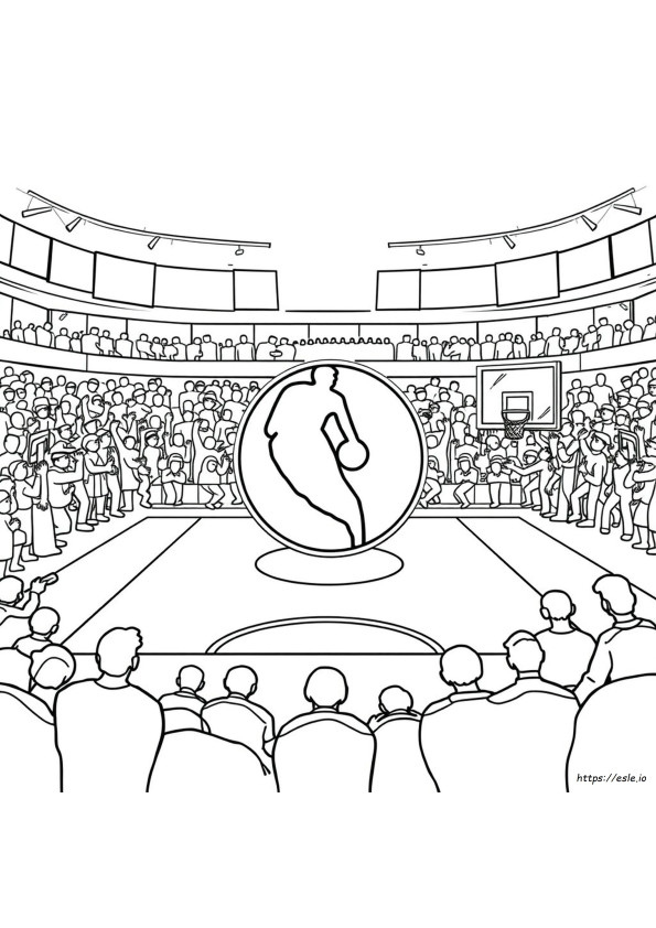 Nba Logo Colouring Pages