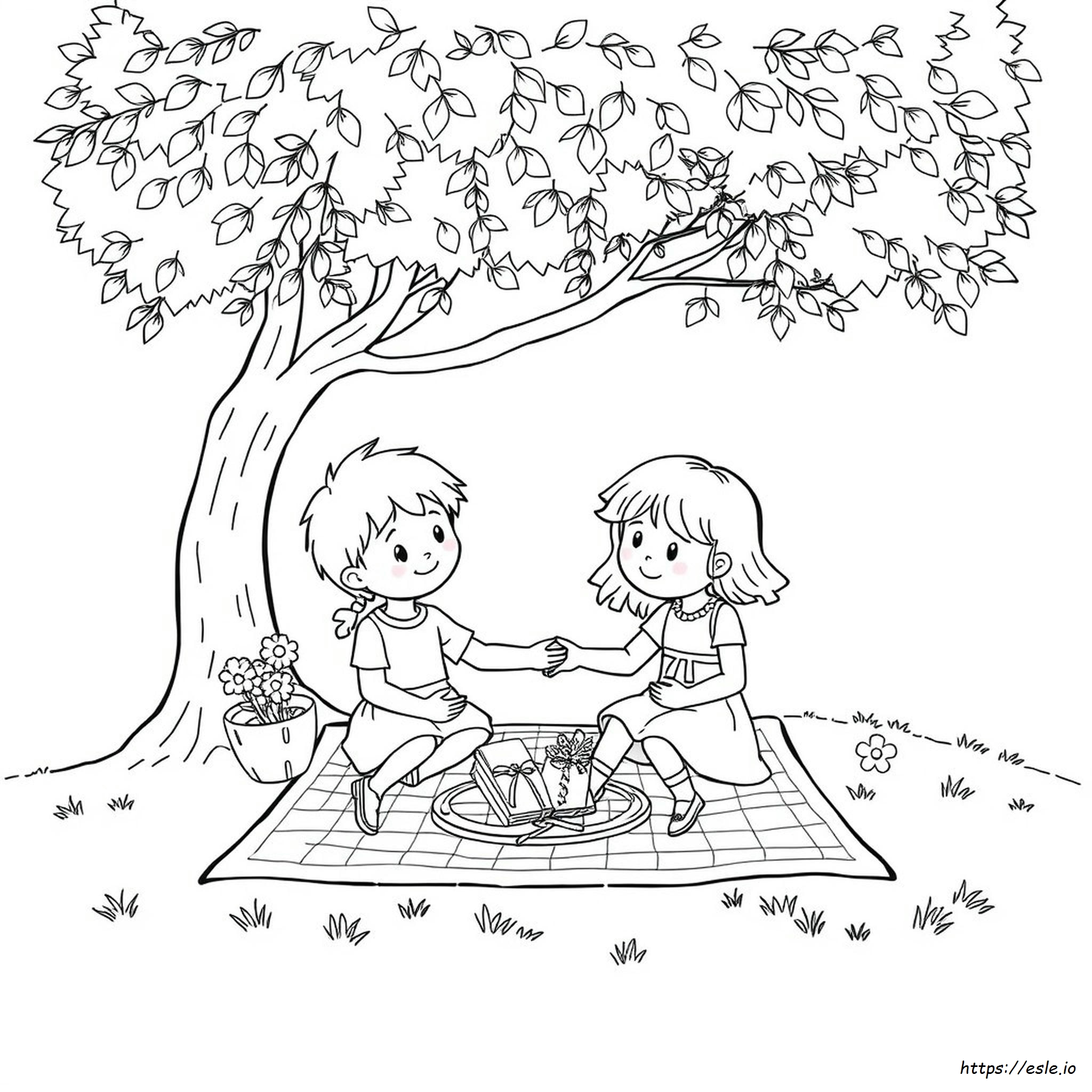 2 Best Friends Coloring Pages