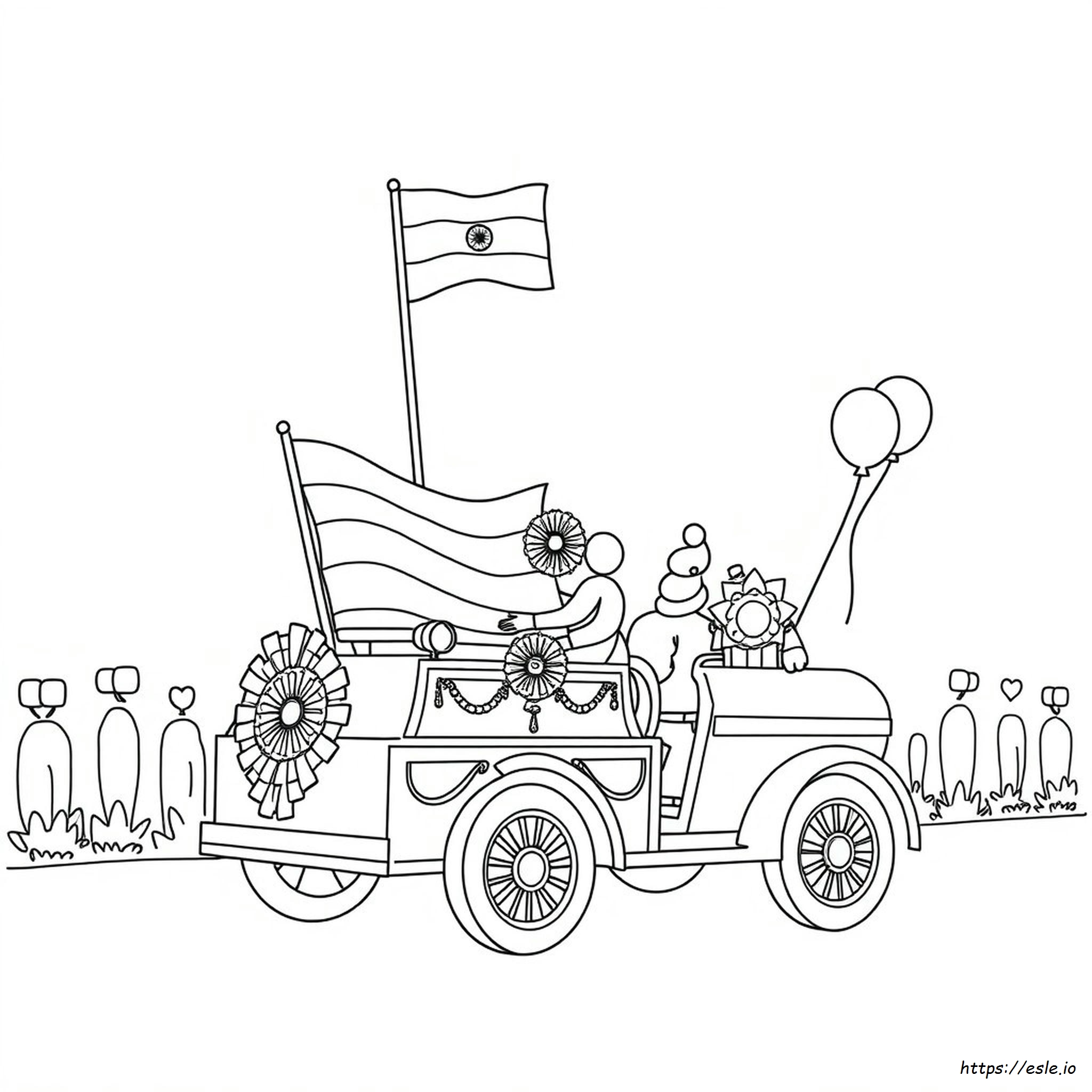 Colouring Pages For Republic Day