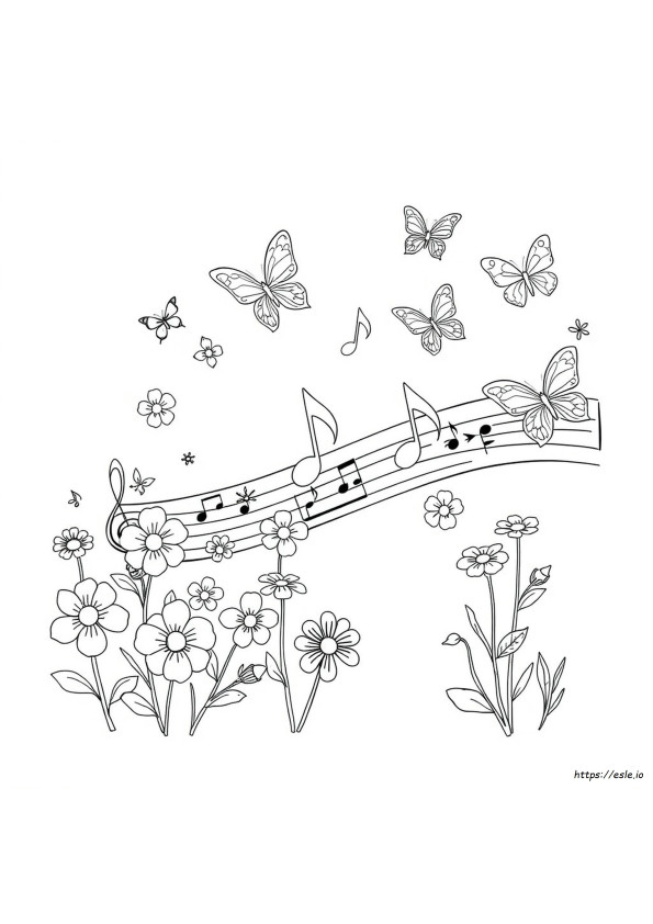 Printable Song Lyric Coloring Pages