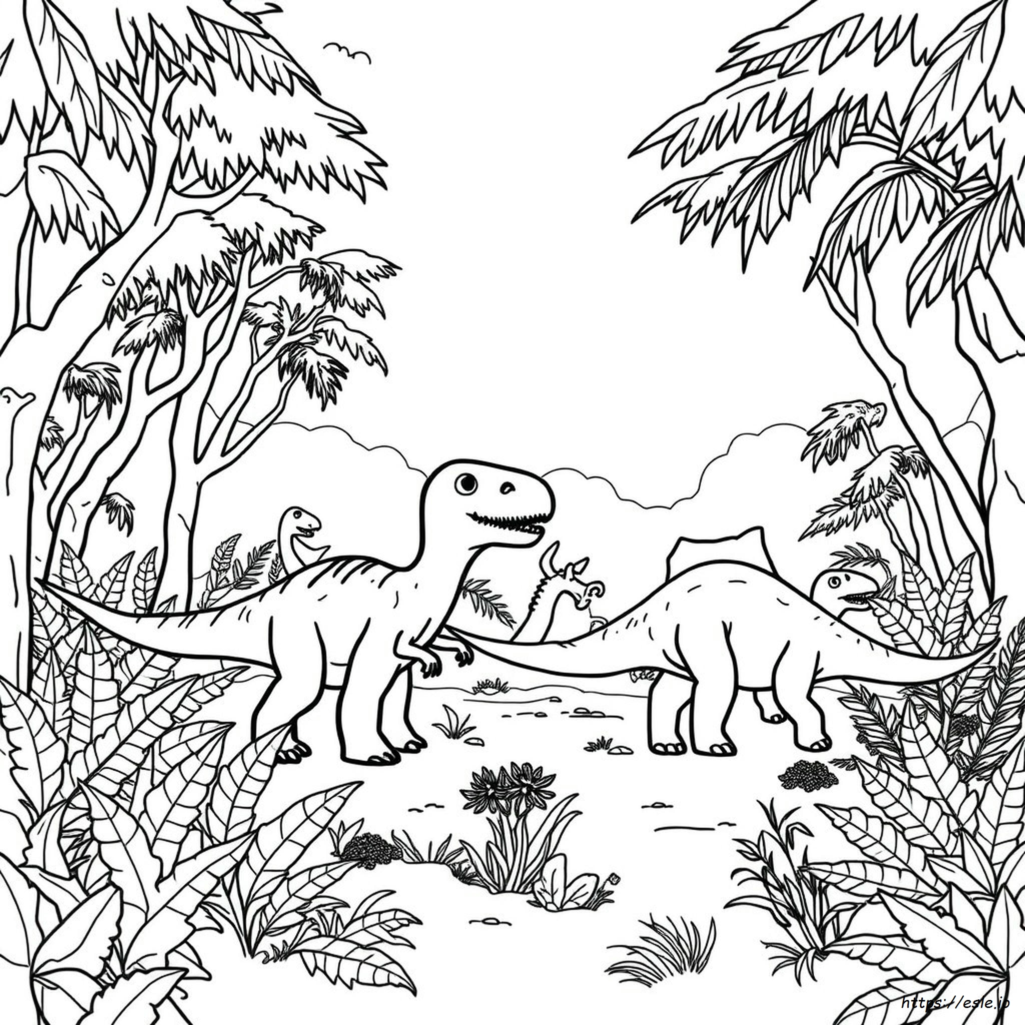 Dinozor Boyama Kitabı