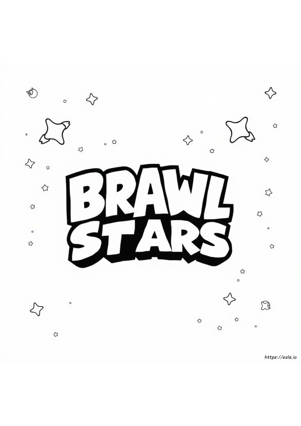 Logo Do Brawl Stars Para Colorir
