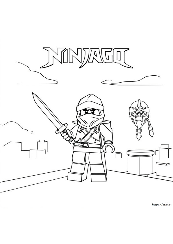 Kolorowanki Lego Ninjago Kai