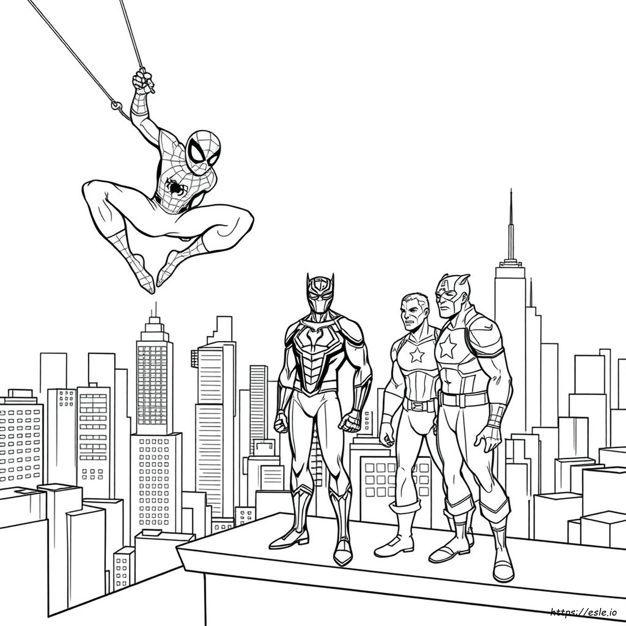 Buku Mewarnai Spidey Dan Teman Menakjubkan