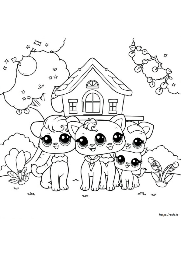 Disegni Da Colorare Di Littlest Pet Shop Carini