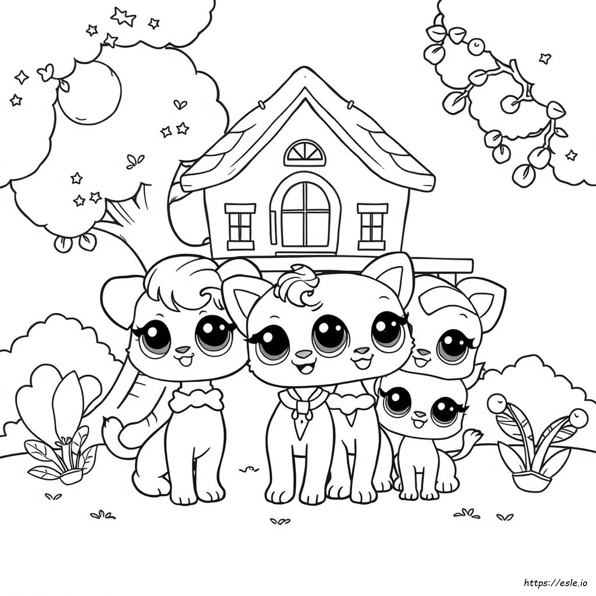 Cute Littlest Pet Shop Coloring Pages