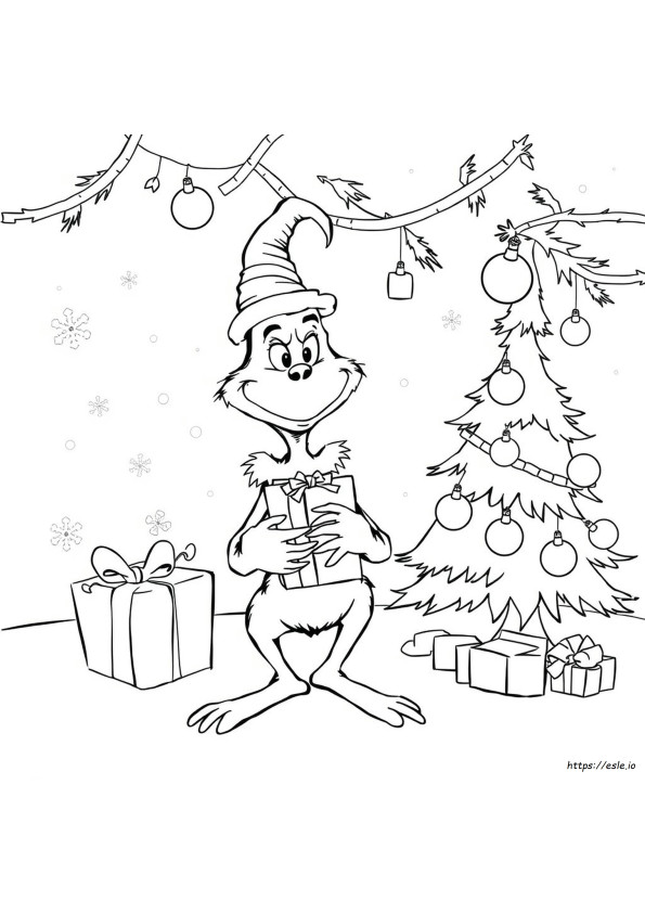 Coloriages De Noël Dr Seuss