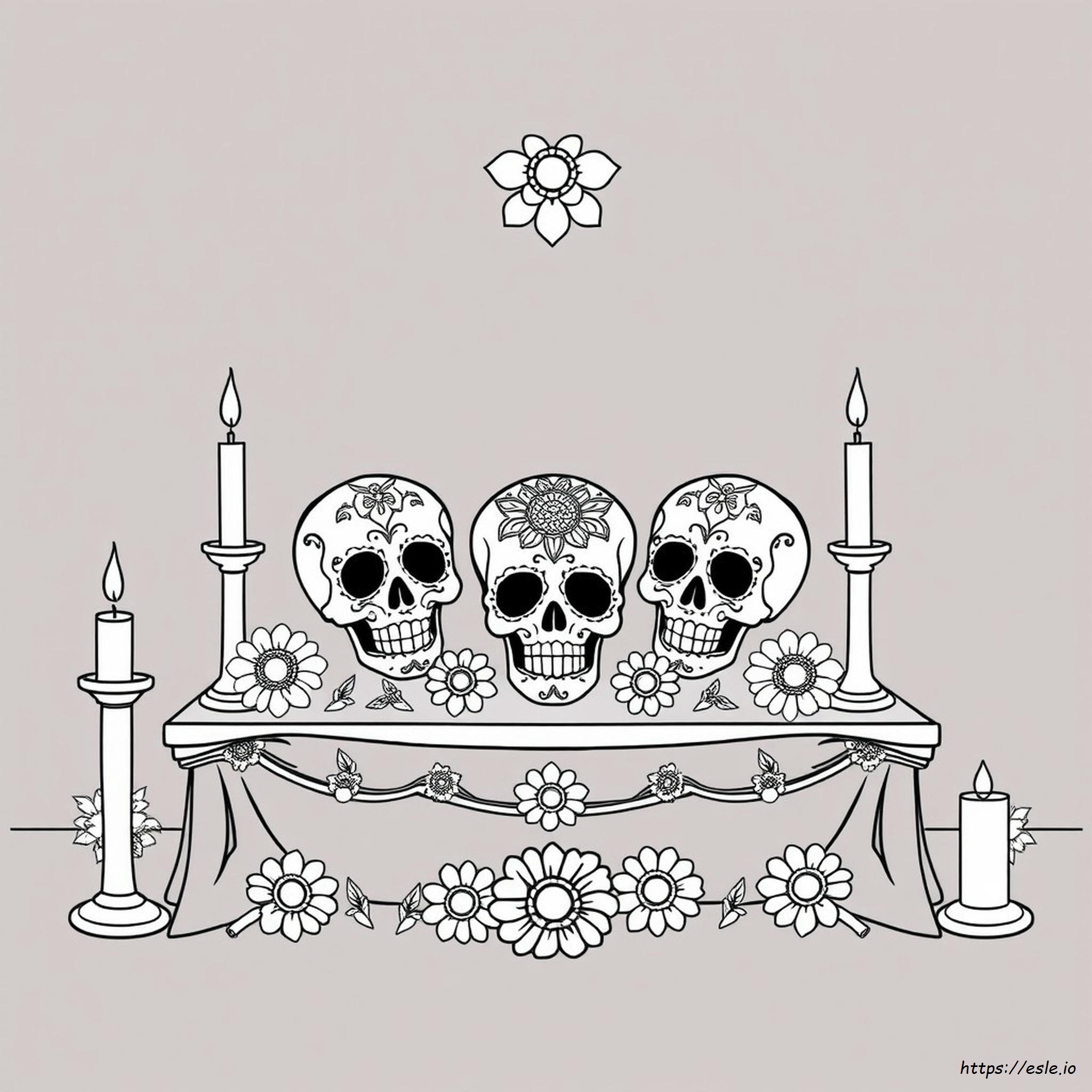 Sugar Skull Coloring Book