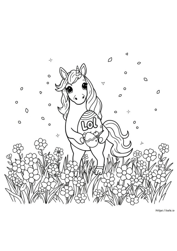 Unicorn Lol Surprise Coloring Pages