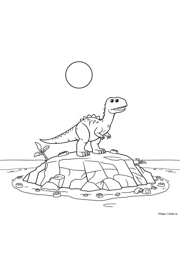 Lego Jurassic Para Colorir