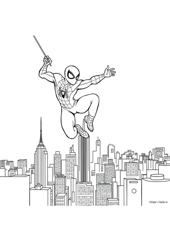 Spiderman De Colorat Pdf