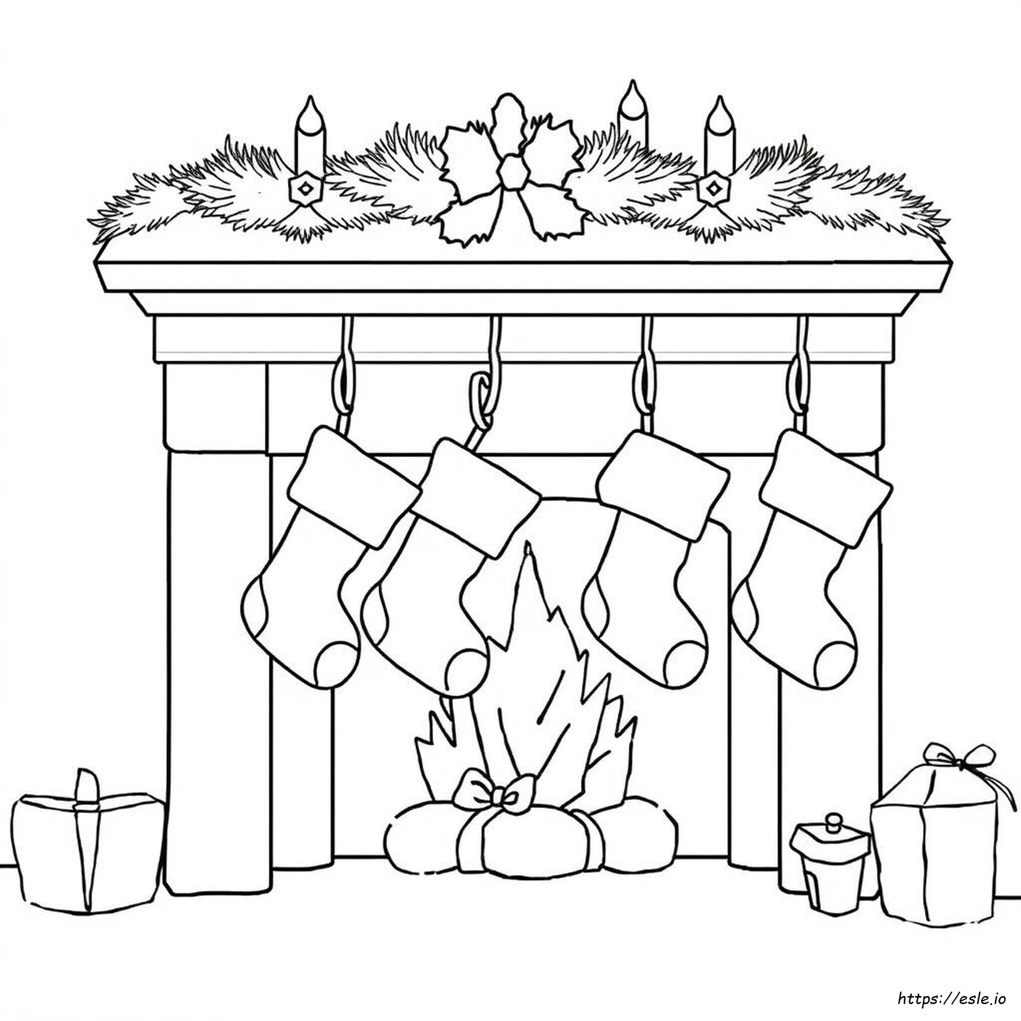 Coloring Pages For Christmas Stockings coloring-pages-for-christmas-stockings