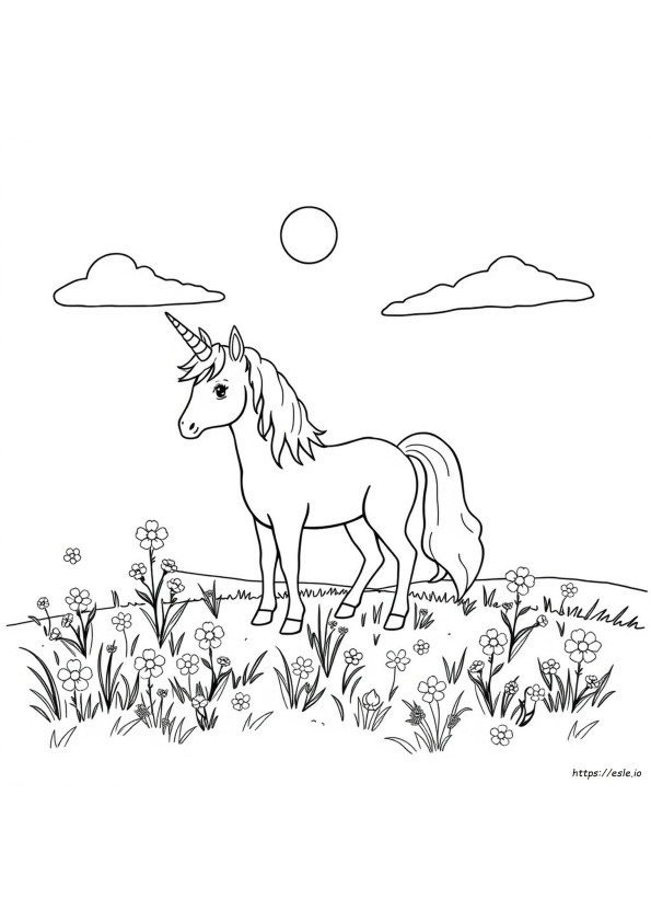 Unicorn Coloring Pages For Preschoolers