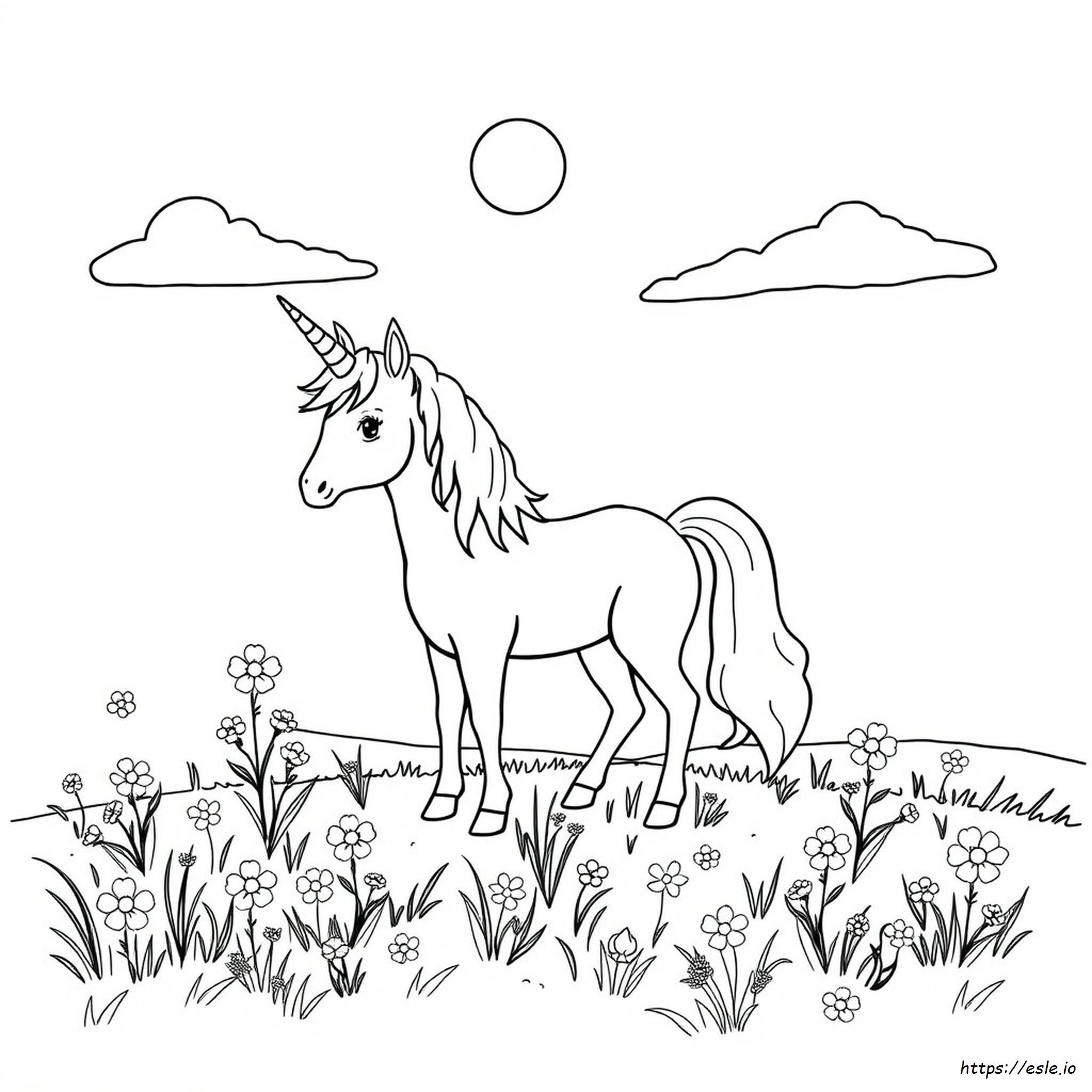 Unicorn Coloring Pages For Preschoolers