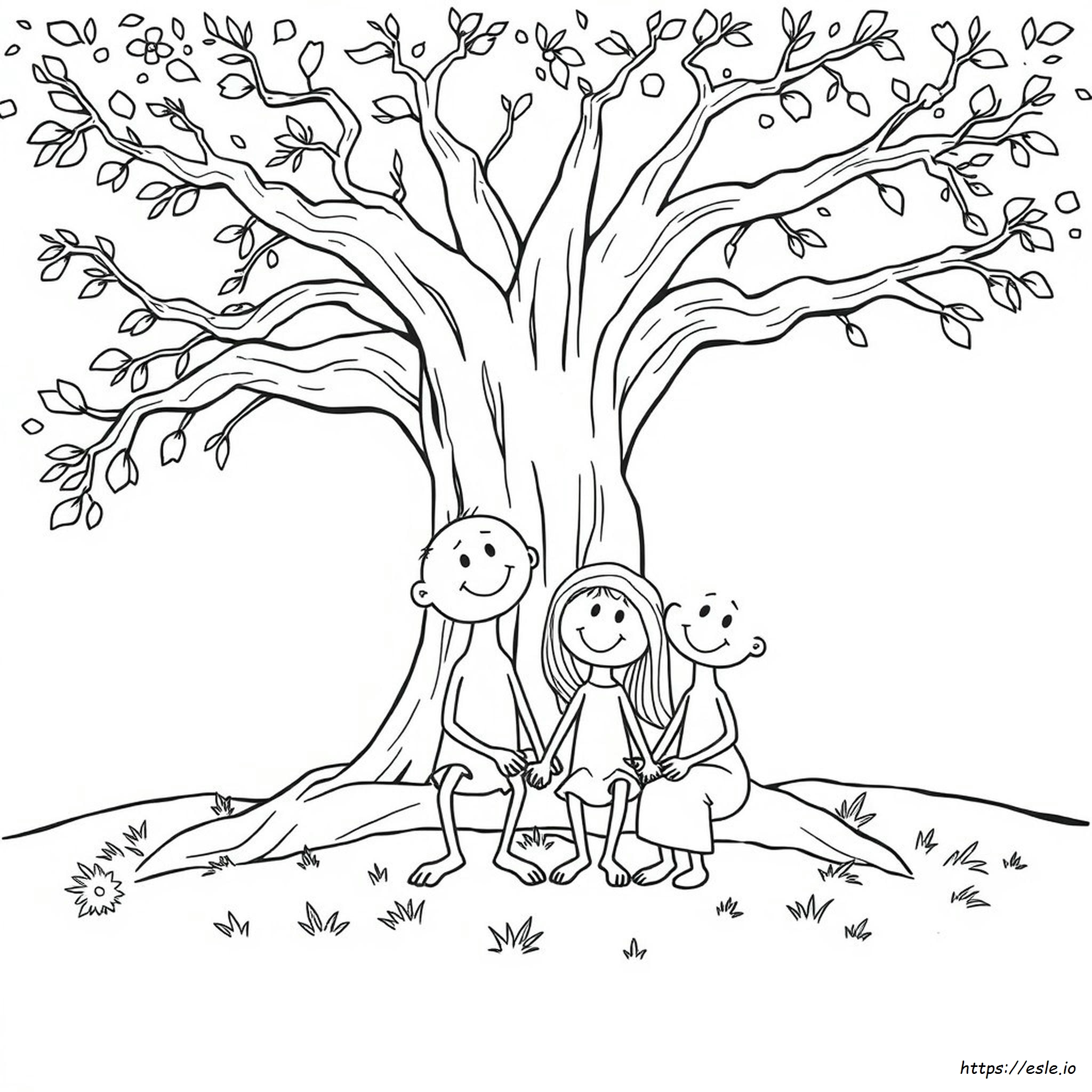 String Family Coloring Page