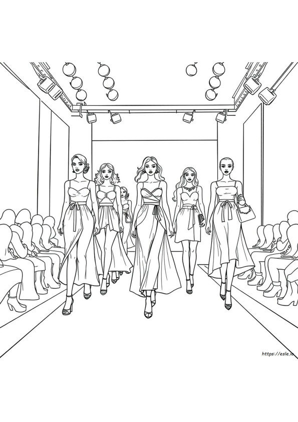 Coloring Pages For Fashion Designers