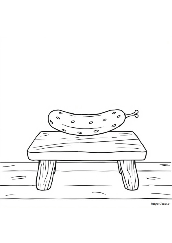 Dill Pickle Coloring Pages