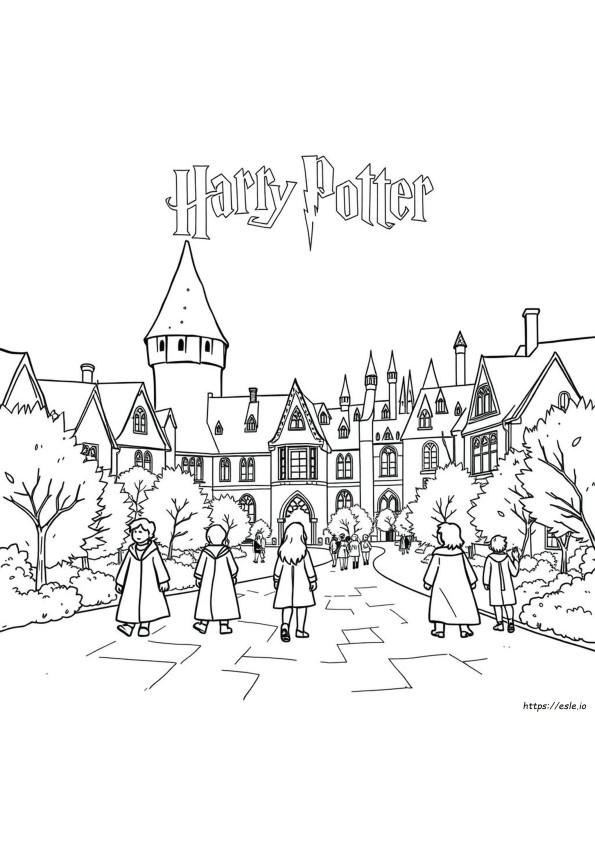 Coloring Pages For Harry Potter