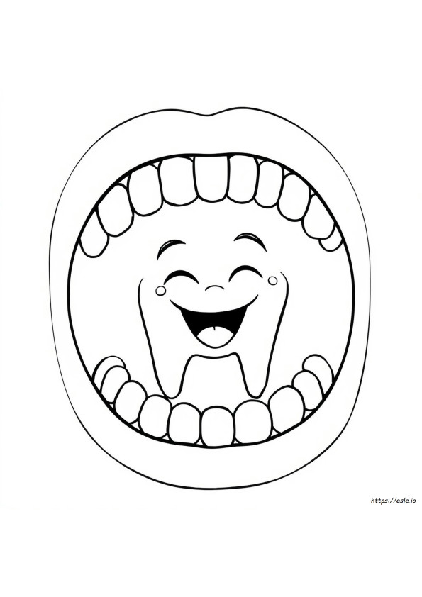 Coloriage De Dents