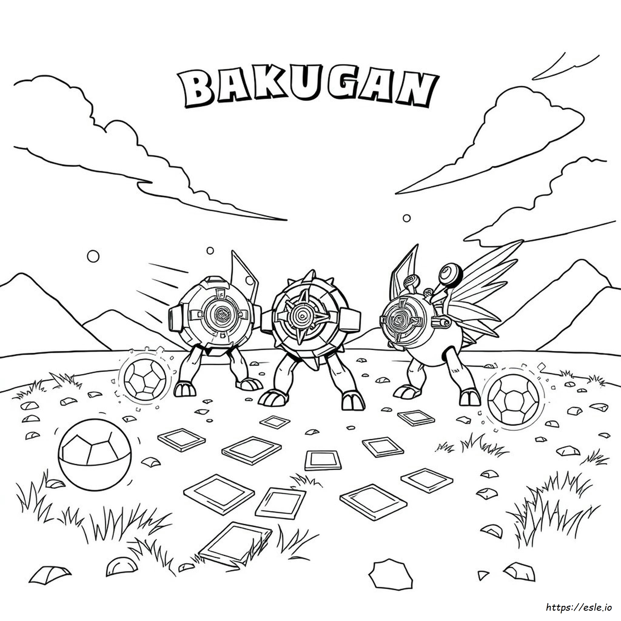 Bakugan Coloring Pictures