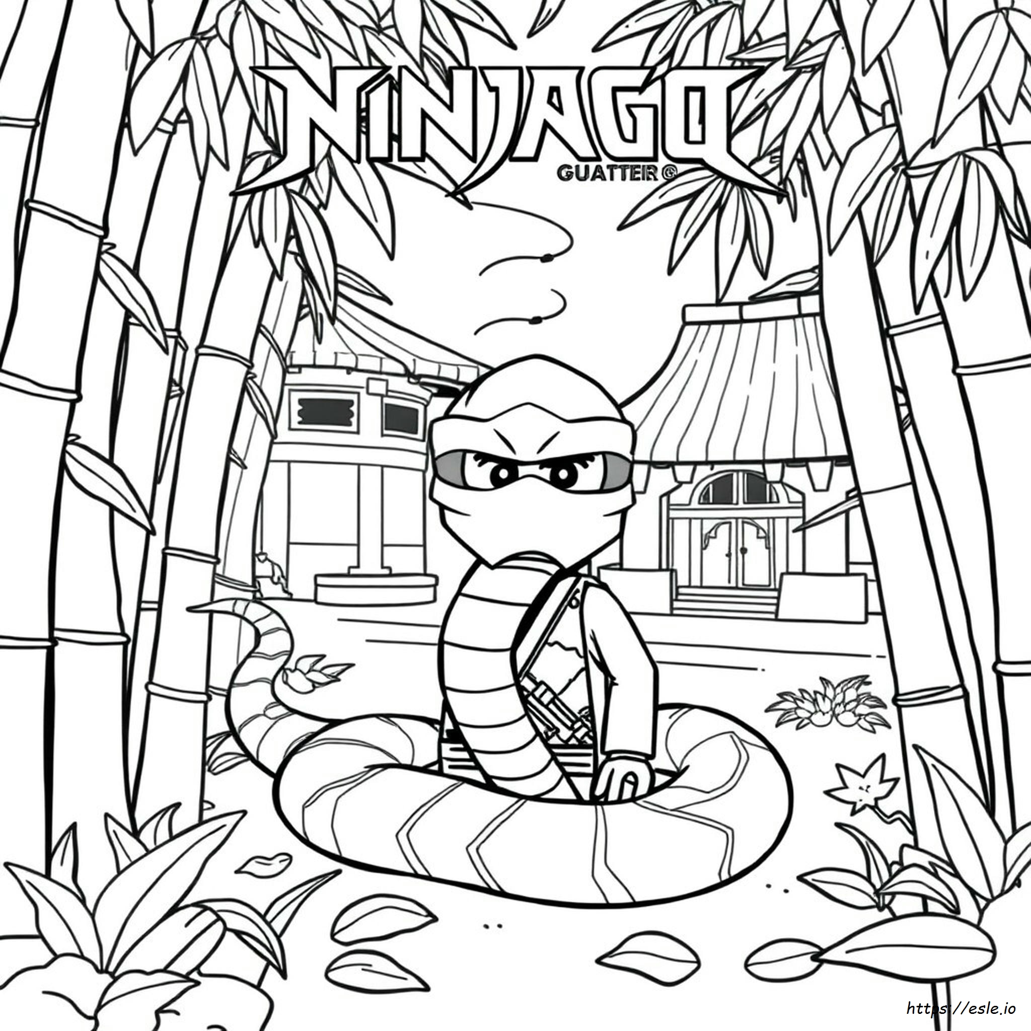 Lego Ninjago Snake Coloring Pages