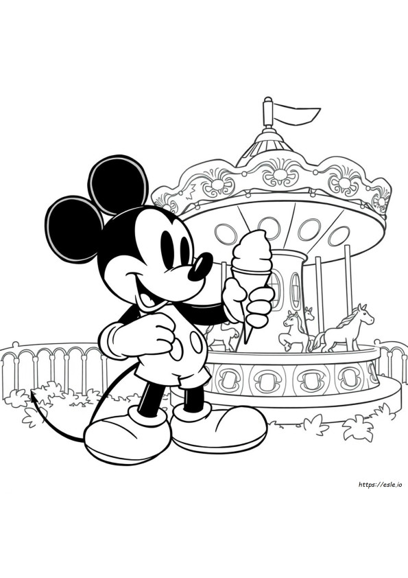 Desenho Mickey Mouse Para Colorir