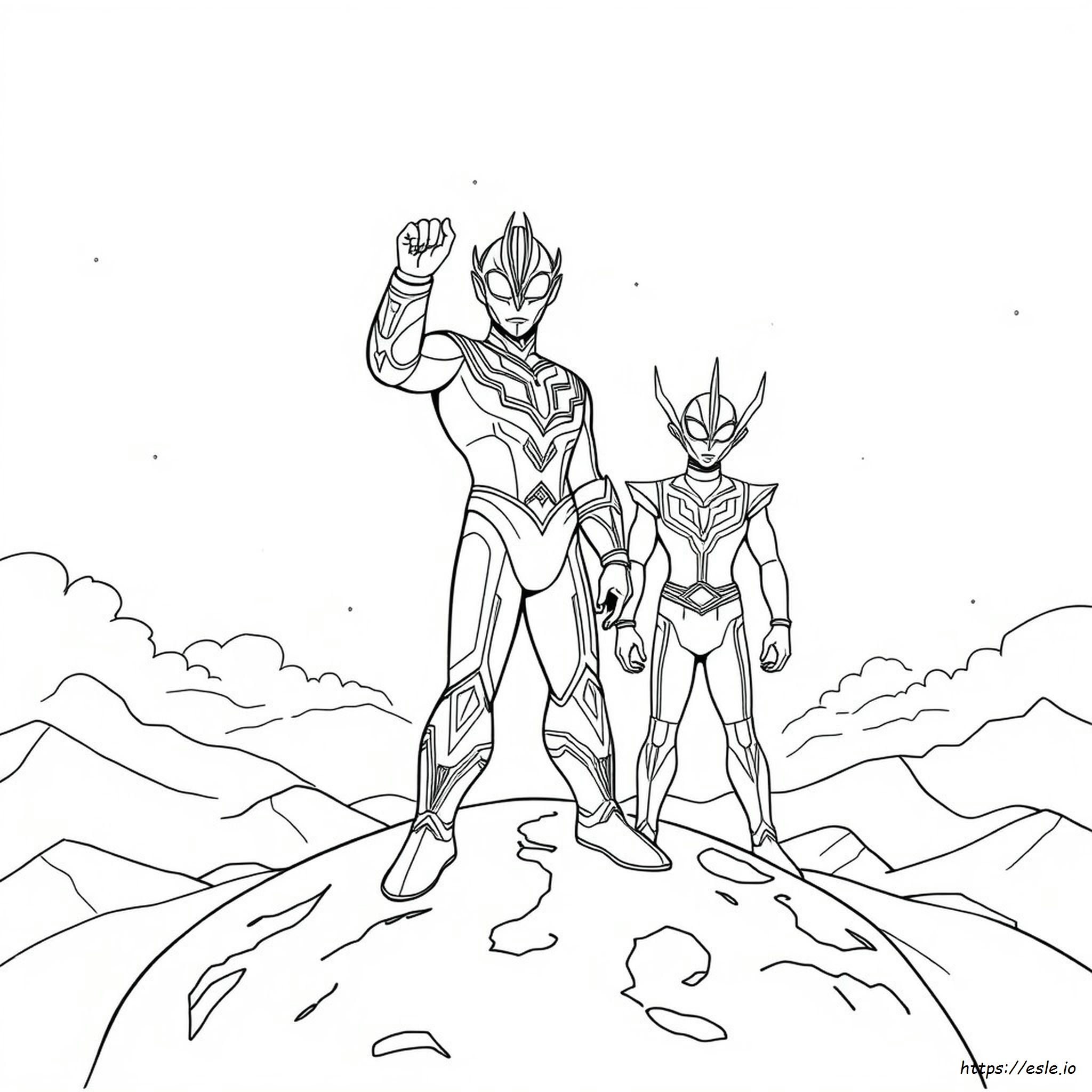 Ultraman Ginga Victory Coloring Pages