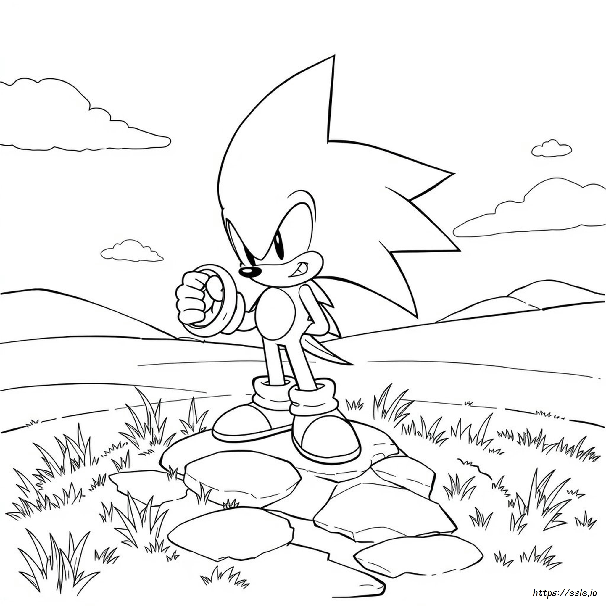 New Sonic Coloring Pages