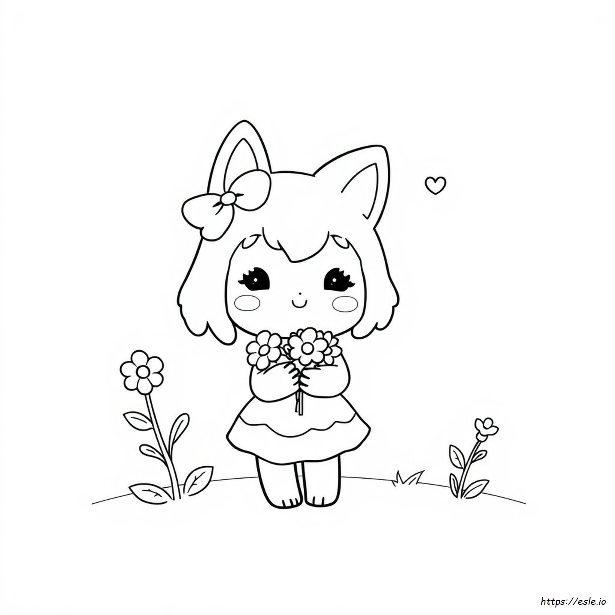 Melody Sanrio Mewarnai Kuromi Untuk Mewarnai