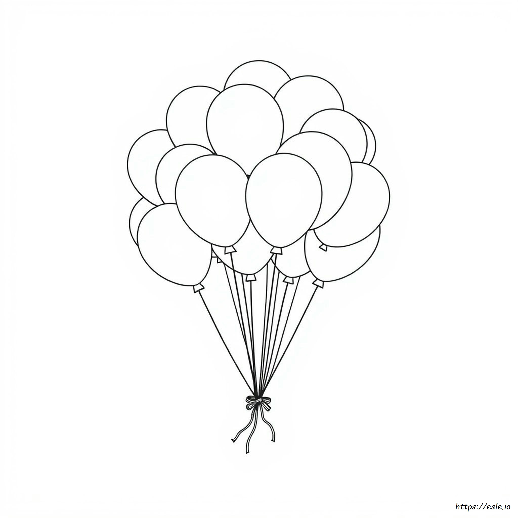 Balon Gambar Mewarnai