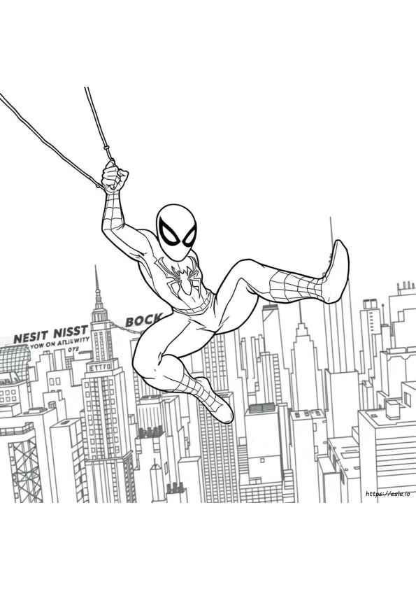 Spider Man 2 Ps5 Gambar Mewarnai