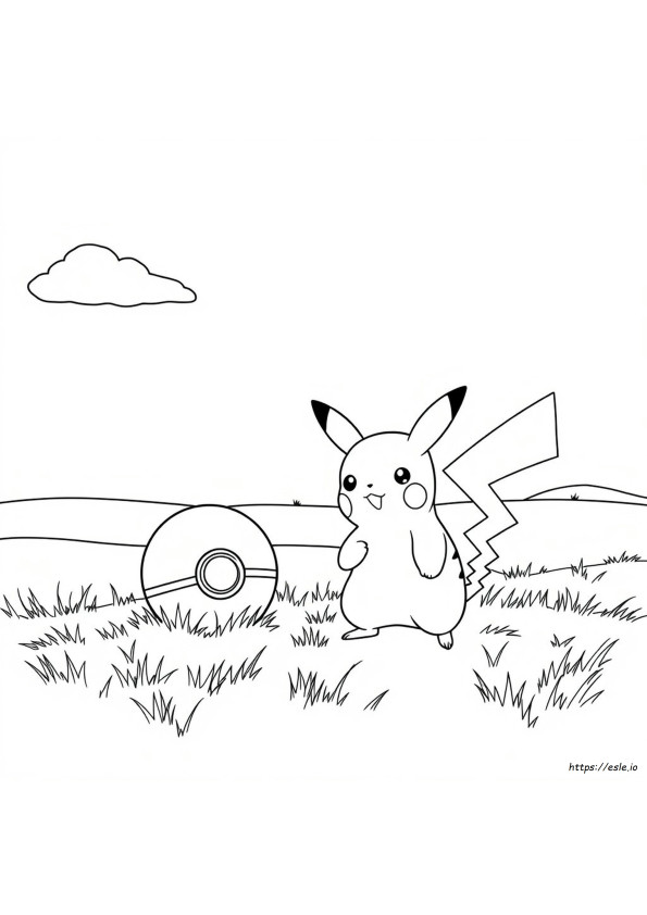 Pokemon Go Colouring Pages