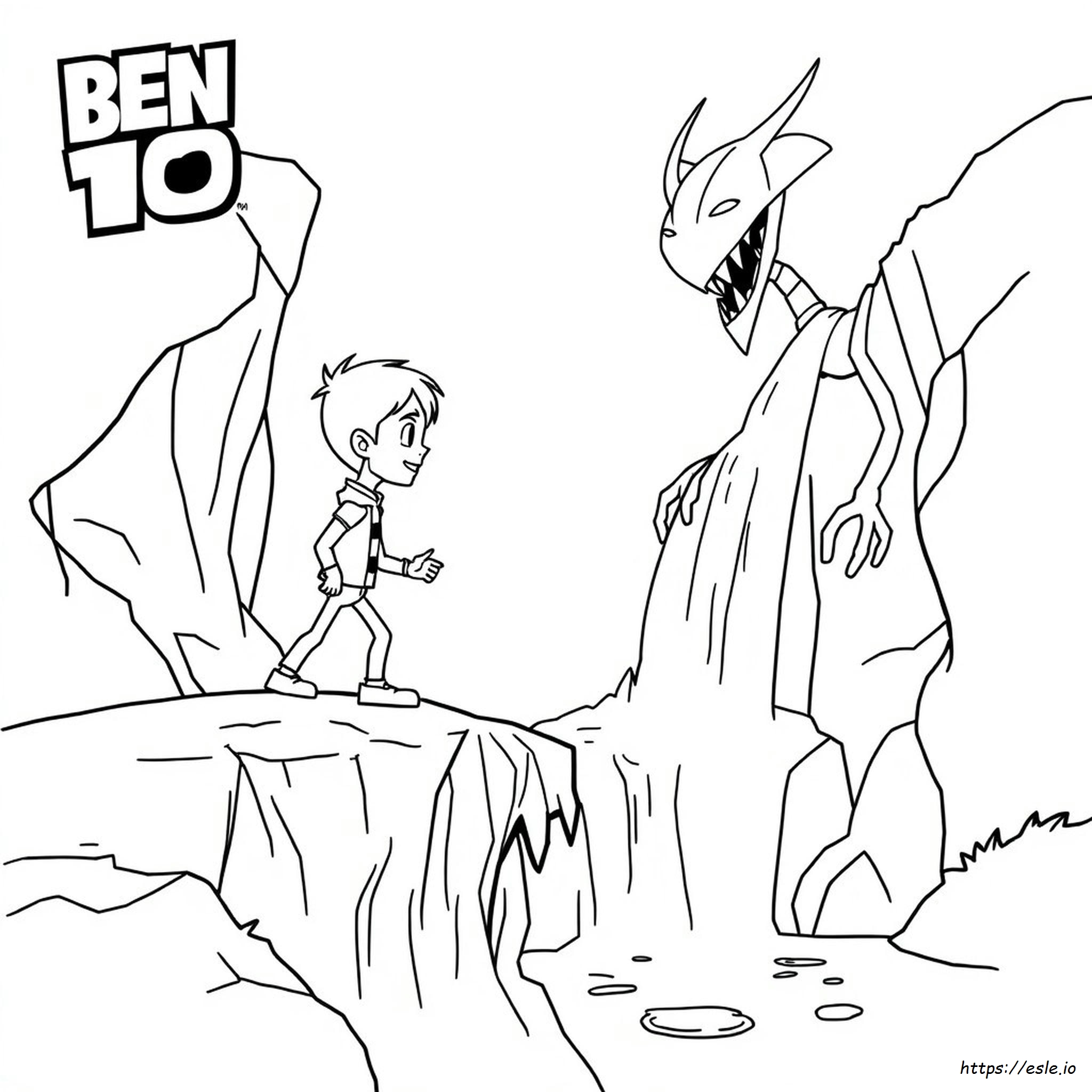 Ben 10 Water Hazard Gambar Mewarnai Gratis