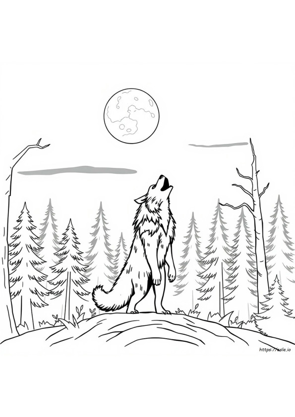 Kostenlose Werwolf Ausmalbilder