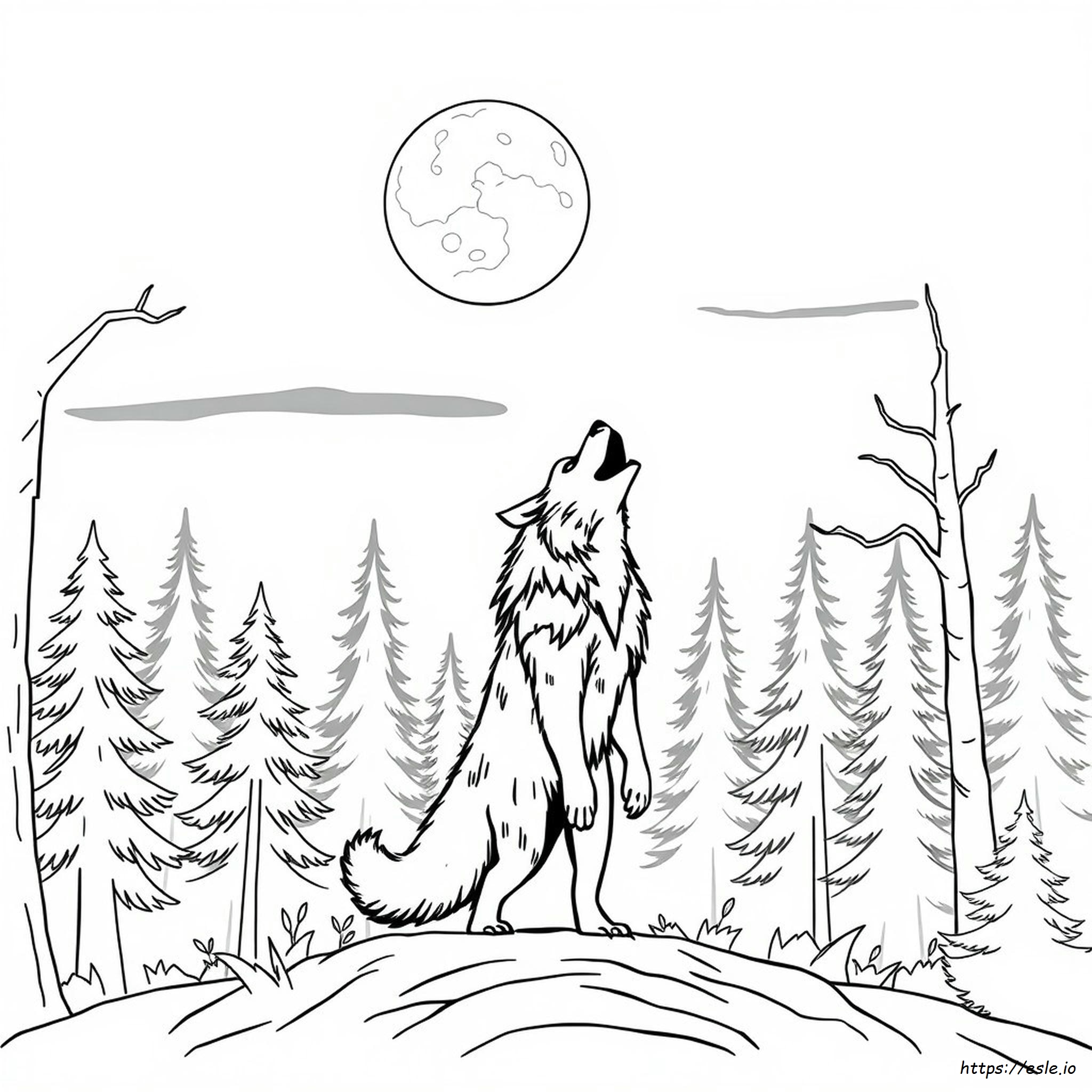 Free Werewolf Coloring Pages