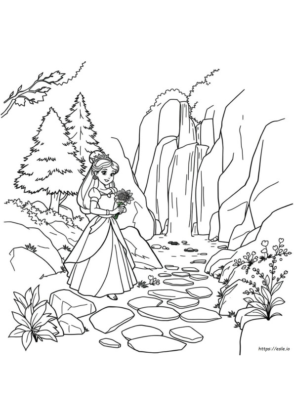 Princess Pictures Coloring Pages