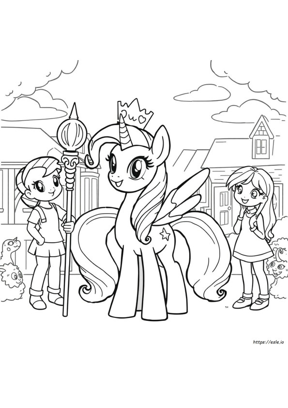 My Little Pony L'amicizia È Magica Regina Twilight Sparkle: Disegni Da Colorare