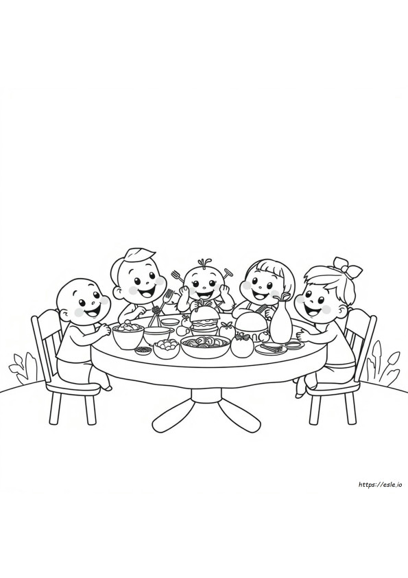 Toca Boca Food Coloring Pages