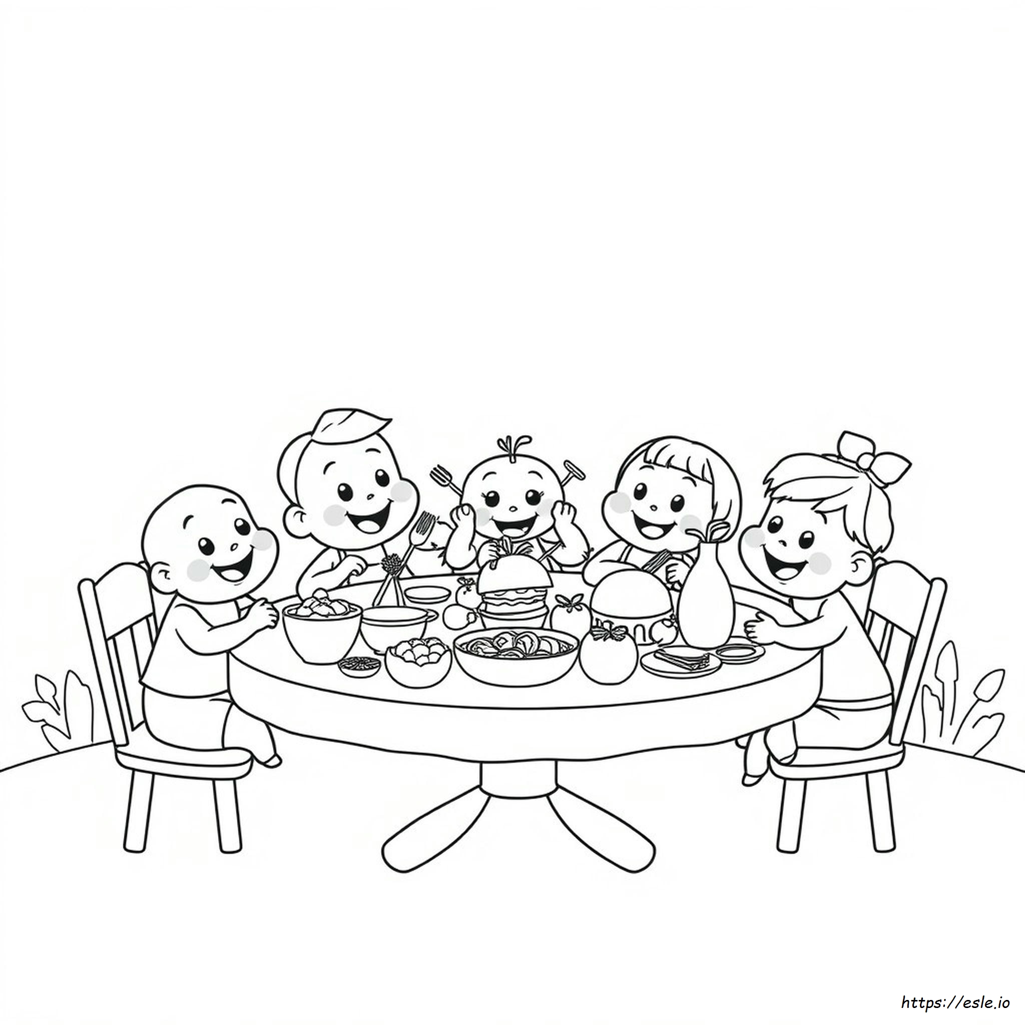 Toca Boca Food Coloring Pages