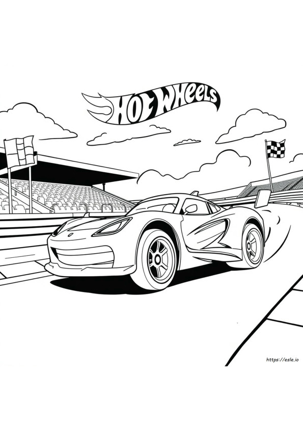Hot Wheels Macchine Da Colorare