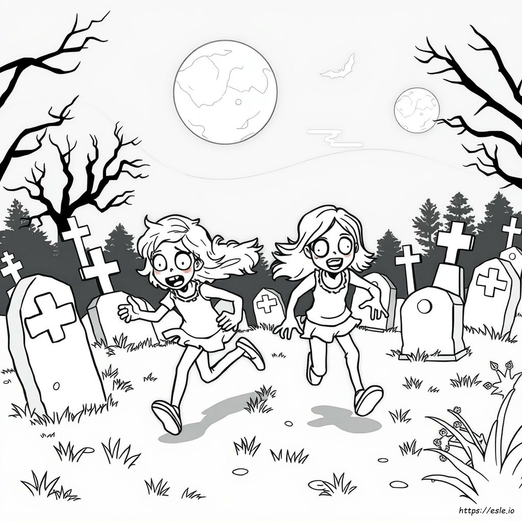 Addison De Zumbis: Desenhos Para Colorir