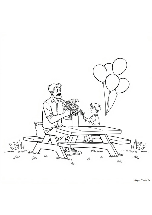 Free Coloring Pages Fathers Day Cards
