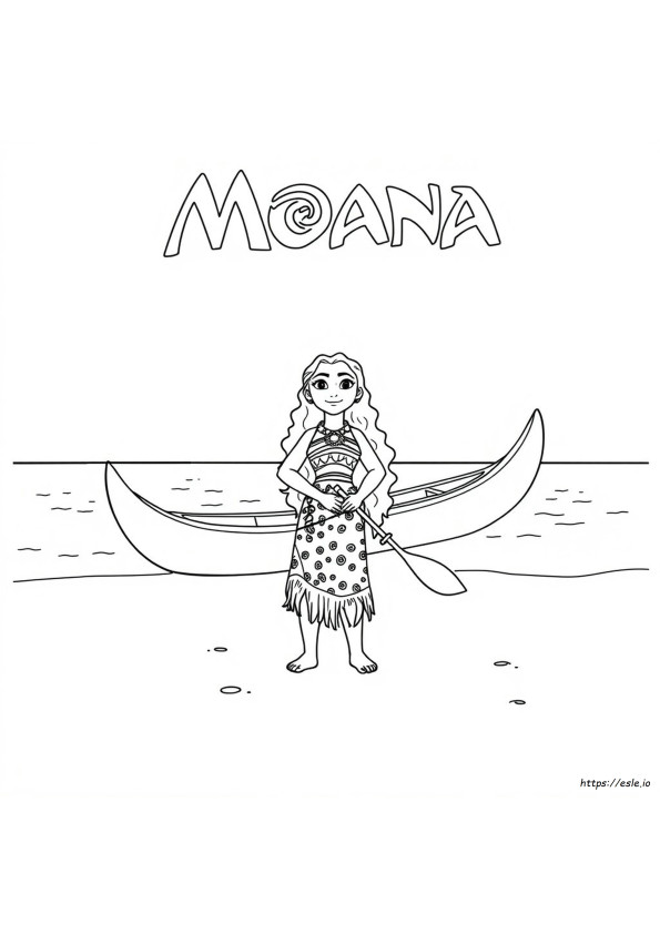 Moana Pages To Color